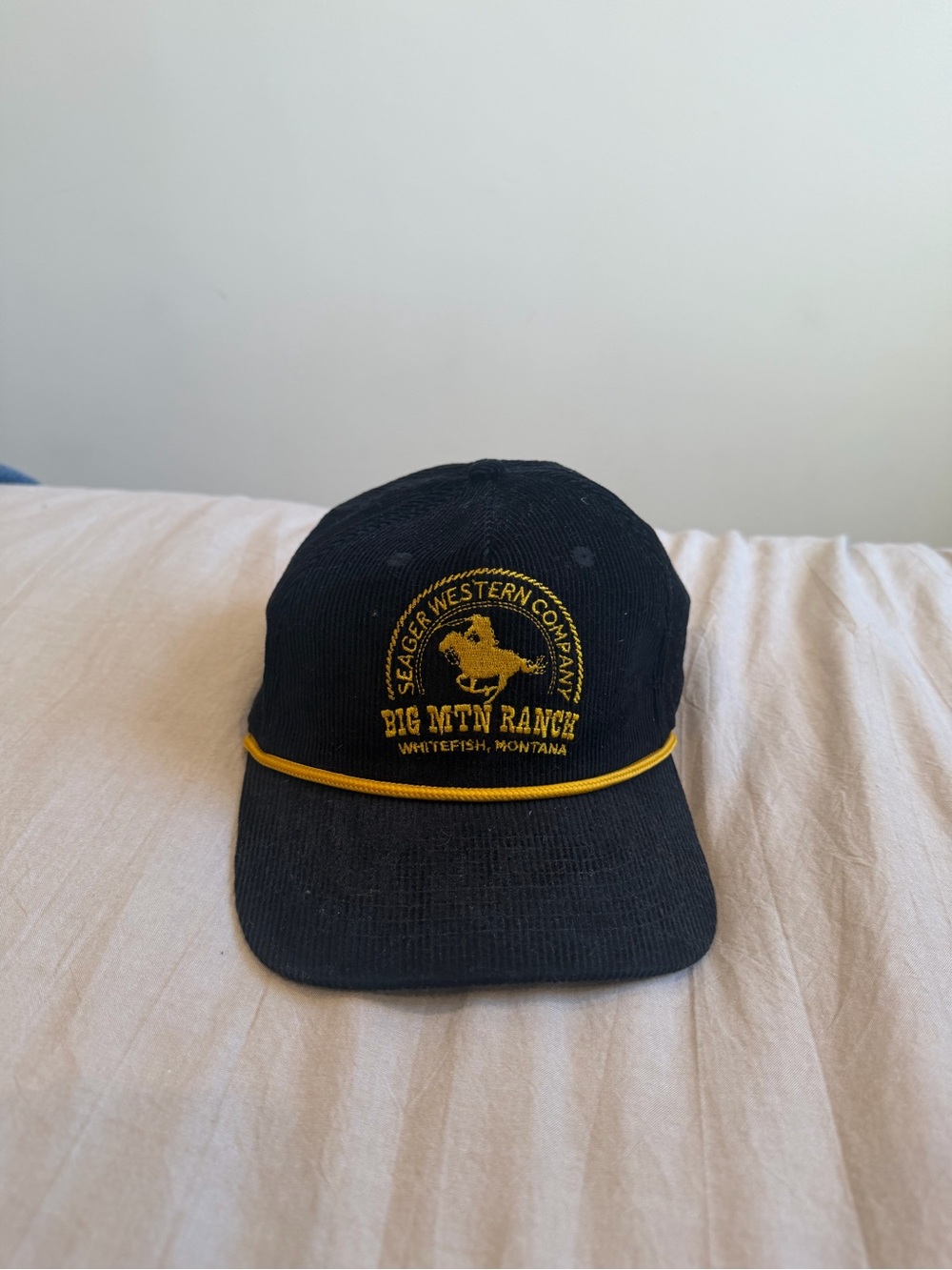 Seager Western Company Big Mtn Ranch Black & Gold Hat